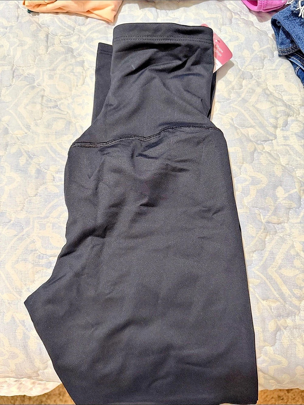 Curveez High Waist Shaping Leggings Black Small